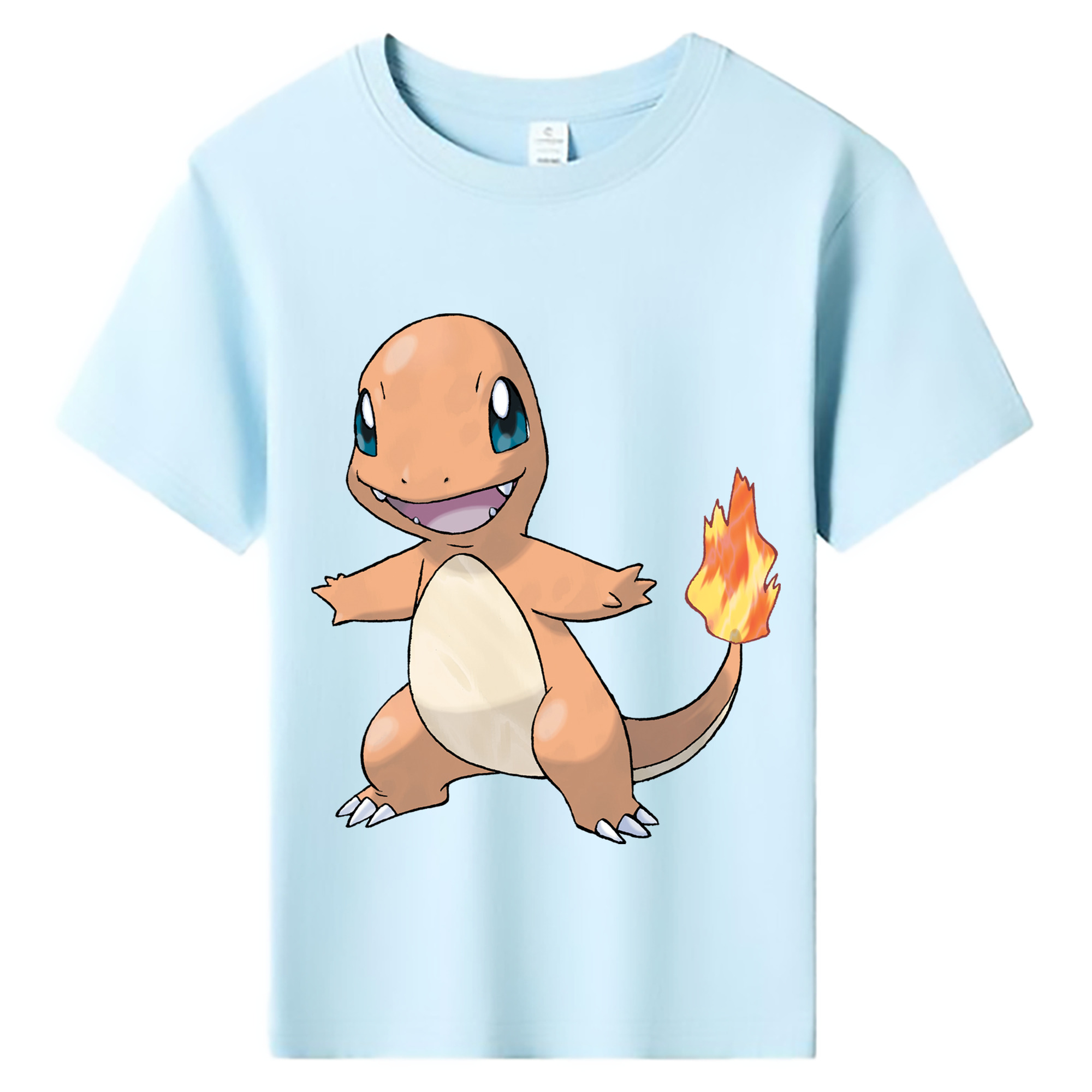 （画像用） ポケットモンスター Pokémon 綿100％キッズTシャツ（フロントプリント）